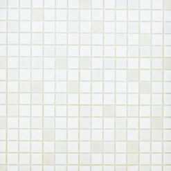 Glasmosaik White Mix 32,7 x 32,7 x 0,4 mm
