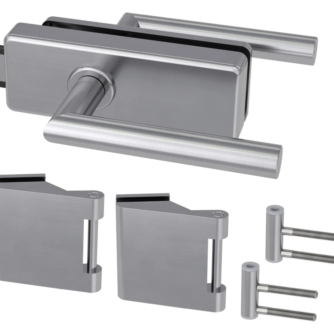 Glastürbeschlagset SKS 61 SMART unverschließbar