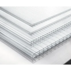 gutta Polycarbonat-Hohlkammerplatte transparent 250 x 98 x 1 cm