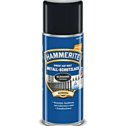 Hammerite Metallschutzlack-Spray hammerschlag-schwarz 400 ml