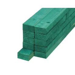 Hartmann  Latte rau imprägniert grün 2,4 x 4,8 x 300 cm