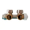 Heimeier Multilux THV-Unterteil 1/2" Eck Zweiohrsystem z.B für Badheizkörper