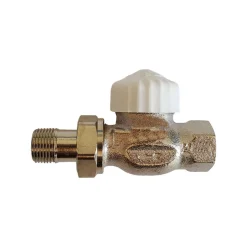 Heimeier Thermostatventil Unterteil V-Exakt II 3/8" Durchgang vernickelt