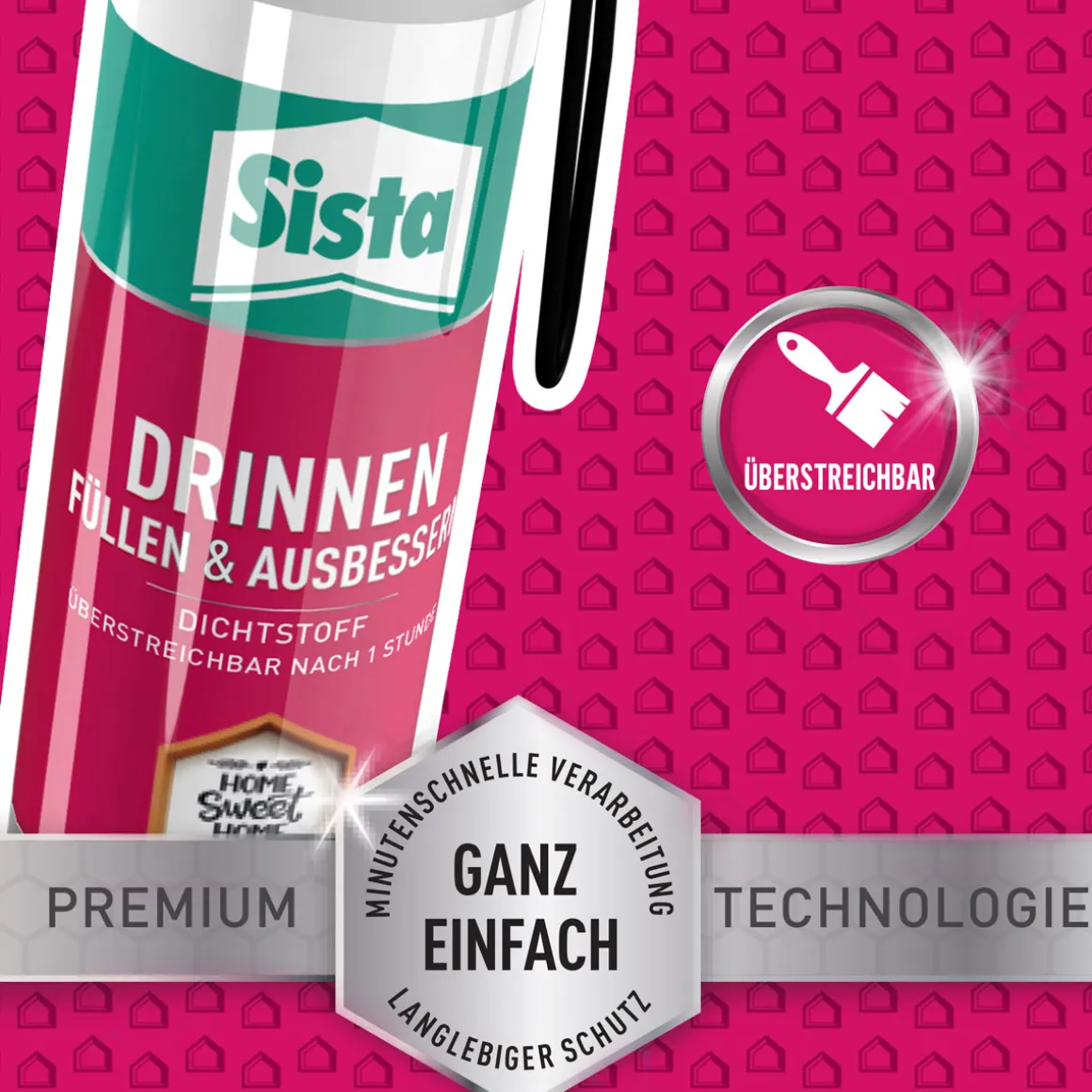 Henkel Sista Dichtstoff Füllen und Ausbessern 100 ml weiß