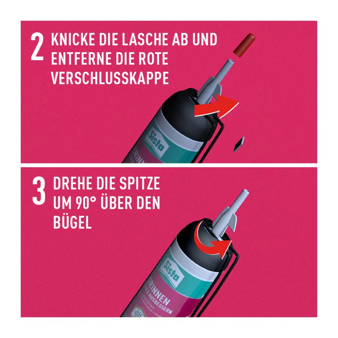 Henkel Sista Dichtstoff Füllen und Ausbessern 100 ml weiß