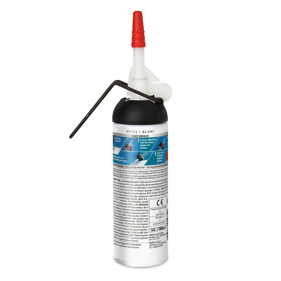 Henkel Sista Silikon Bad und Küche 100 ml weiß