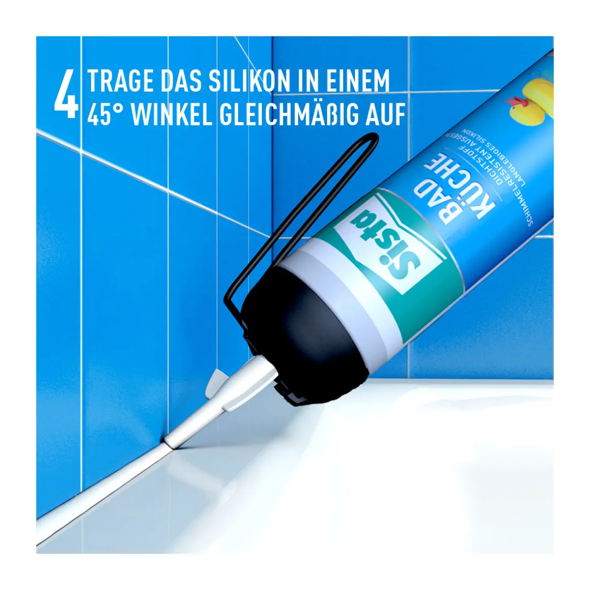 Henkel Sista Silikon Bad und Küche 100 ml weiß