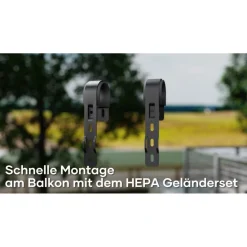 HEPA Geländerset für Balkon
