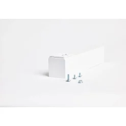 Hibitaro  Endkappen für obere Laufschiene für 1-läufige Deckenschiene Weiß Matt