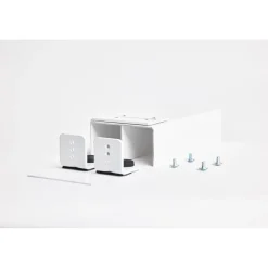 Hibitaro  Endkappen für obere Laufschiene für 2-läufige Deckenschiene Weiß Matt