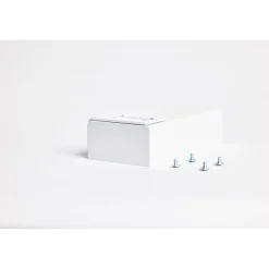 Hibitaro  Endkappen für obere Laufschiene für 2-läufige Deckenschiene Weiß Matt