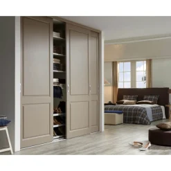 Hibitaro  Rahmenlose Nova Schiebetür auf Maß als Schrank- / Nischentür