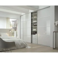 Hibitaro  Studio-Schiebetür mit Aluminiumrahmen auf Maß als Durchgangstür