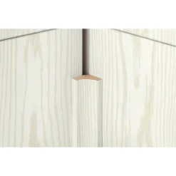 Hohlkehlleiste Pinie weiß 2,6 m