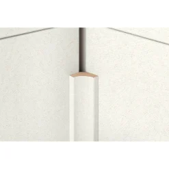 Hohlkehlleiste weiß Struktur 2,6 m