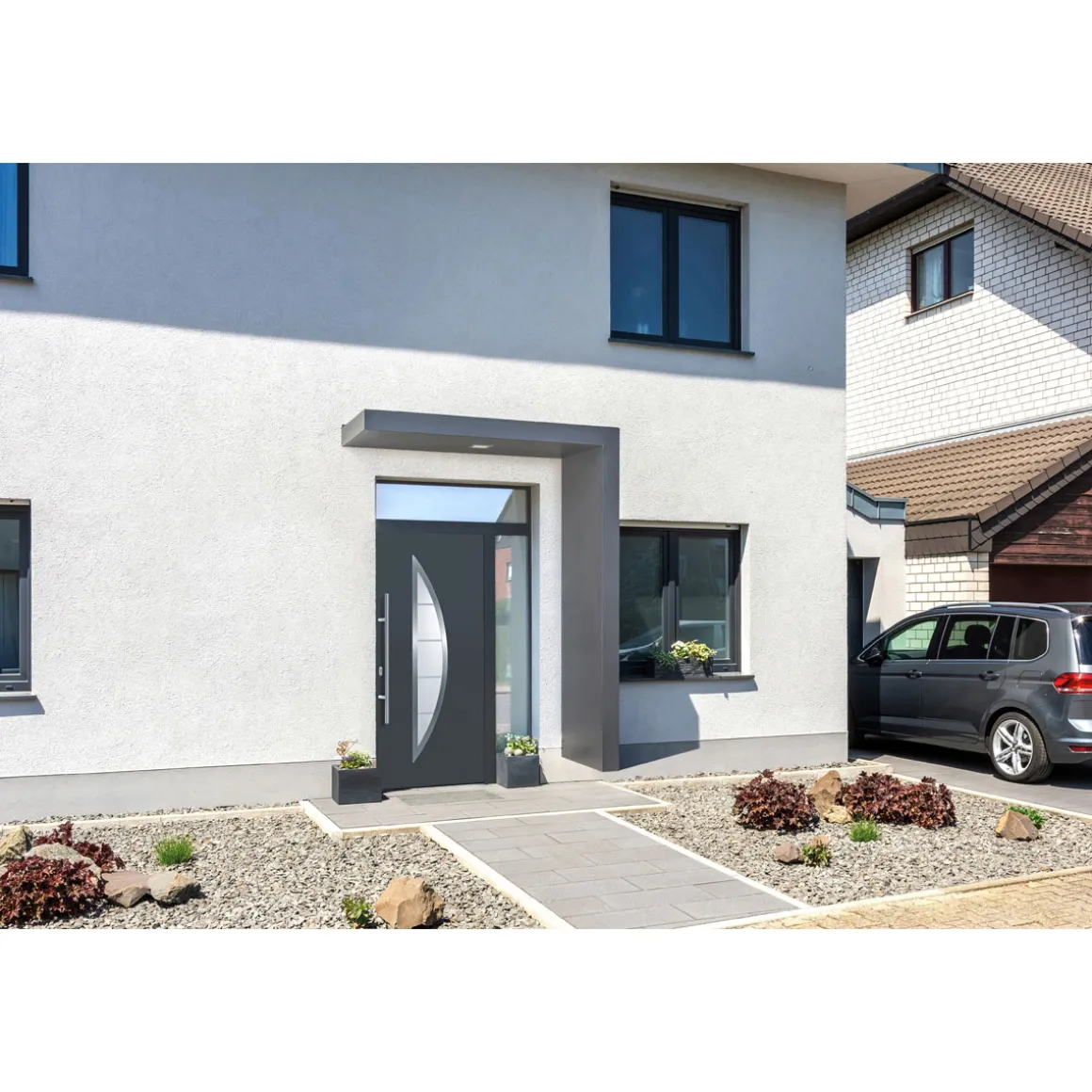 Hörmann Haustür Thermo 46 TPS 900D DIN Rechts Titan Metallic 110 x 210 cm