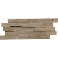 Indo Wandverkleidung Teak Gun Smokey 10er-Set