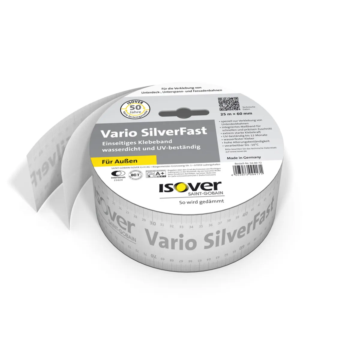 ISOVER Klebeband Vario Silver Fast 25 m