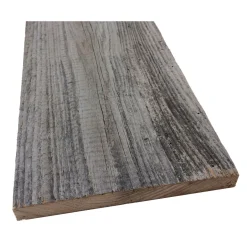 JÜRGENS  Altholz Brett sonnenverbrannt grau 1000 x 100-150 x 20 mm