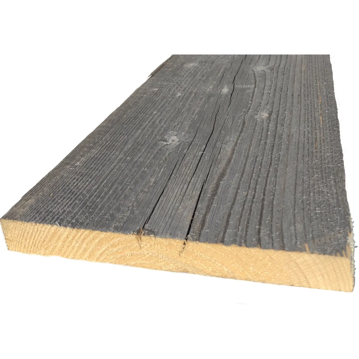 JÜRGENS Altholz-Brett grau 100 x 15-22 x 2 cm