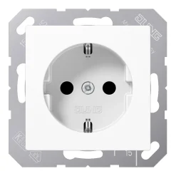 Jung SCHUKO-Steckdose AS 500 alpinweiß