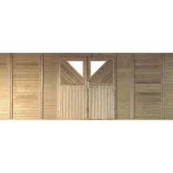 Karibu Front mit Doppeltür KDI Höhe 200 cm Breite 540 cm