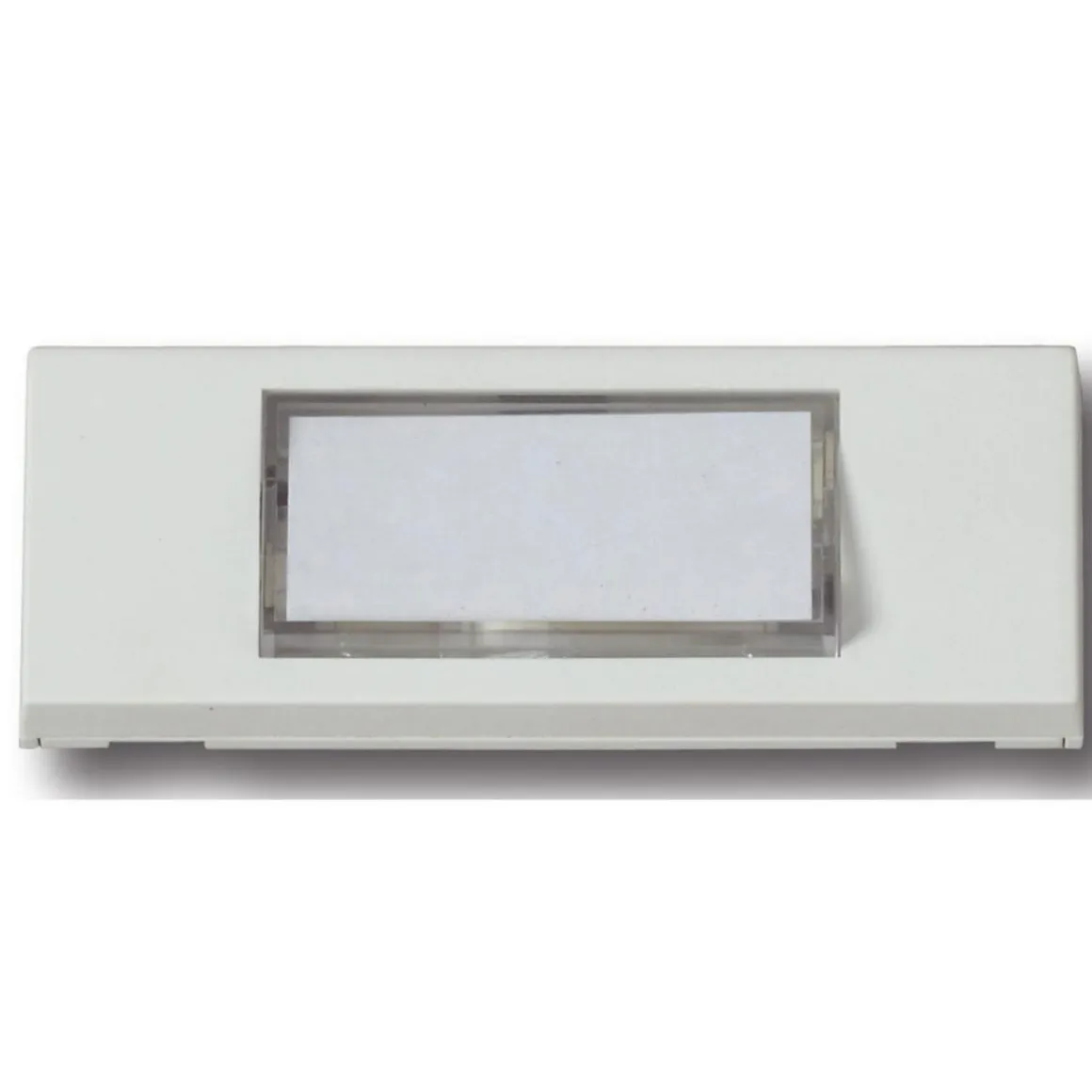 Klingelplatte unbeleuchtet reinweiß