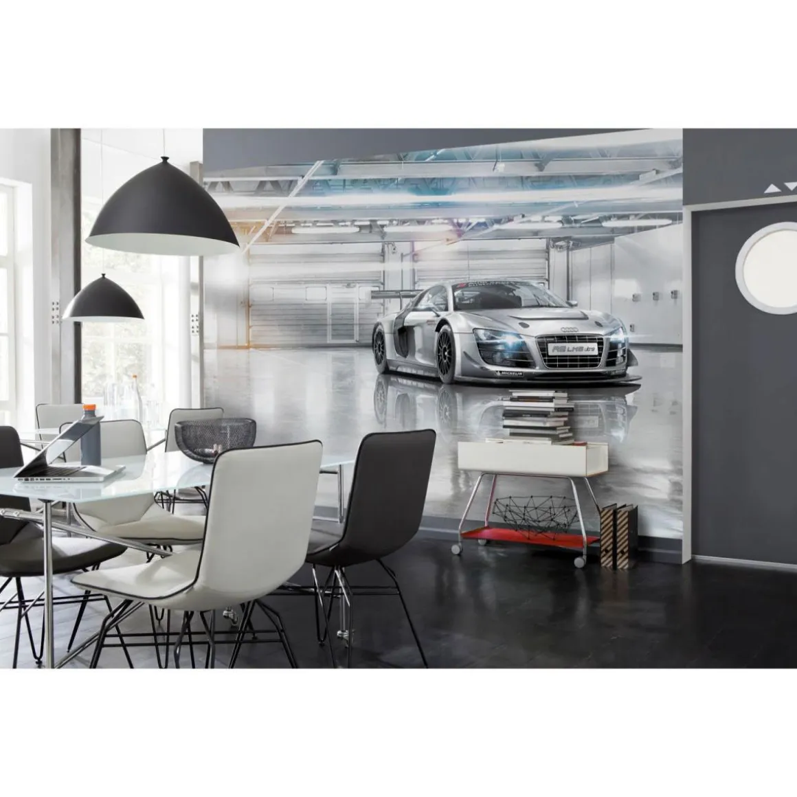 Komar Papier-Fototapete AudiR8 Le Mans 8-teilig 368 x 254 cm