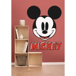 Komar  Selbstklebende Vlies Wandtattoo Mickey Smile XXL 127x200 cm