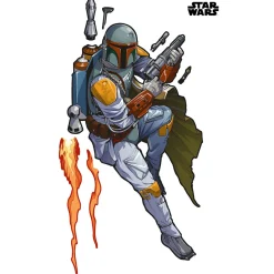 Komar  Selbstklebende Vlies Wandtattoo Star Wars XXL Boba Fett 127x200 cm