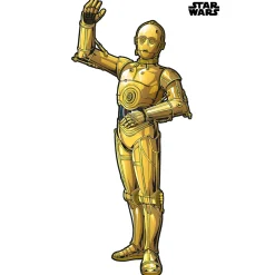 Komar  Selbstklebende Vlies Wandtattoo Star Wars XXL C-3PO 127x200 cm
