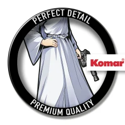 Komar  Selbstklebende Vlies Wandtattoo Star Wars XXL Princess Leia 127x170 cm