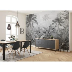 Komar  Vlies Fototapete Amazonia Black & White 400x250 cm