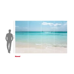 Komar  Vlies Fototapete Azur Ozean 400x250 cm