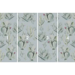 Komar  Vlies Fototapete Cactus Blue 400x250 cm