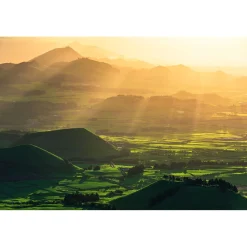 Komar  Vlies Fototapete Crater Land 300x200 cm