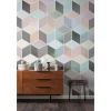 Komar  Vlies Fototapete Cubes Pastel 200x250 cm