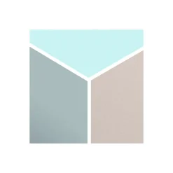 Komar  Vlies Fototapete Cubes Pastel 200x250 cm