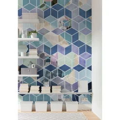 Komar  Vlies Fototapete Geometric Blue 200x250 cm