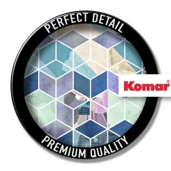 Komar  Vlies Fototapete Geometric Blue 200x250 cm