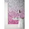 Komar  Vlies Fototapete Herringbone Pink 400x250 cm