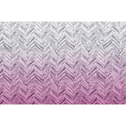 Komar  Vlies Fototapete Herringbone Pink 400x250 cm