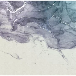 Komar  Vlies Fototapete Ink Blue Fluid 300x280 cm