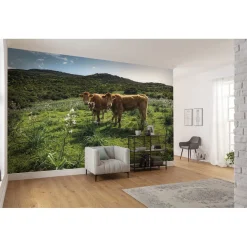 Komar Vlies Fototapete Kuhparadies 450x280 cm