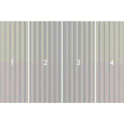 Komar  Vlies Fototapete Lamello Mezzo 400x250 cm