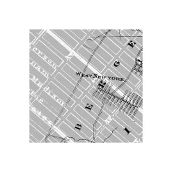 Komar  Vlies Fototapete NYC Map 200x250 cm