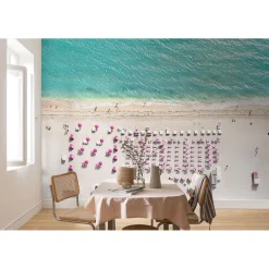 Komar  Vlies Fototapete Pink Umbrella 400x250 cm