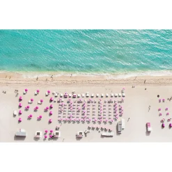 Komar  Vlies Fototapete Pink Umbrella 400x250 cm