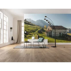 Komar  Vlies Fototapete Picos de Europe Alm 450x280 cm