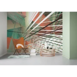 Komar  Vlies Fototapete Space Grid Autumn 400x250 cm